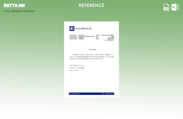 Референтен шаблон за затворање во модерен стил Исланд Кауптинг